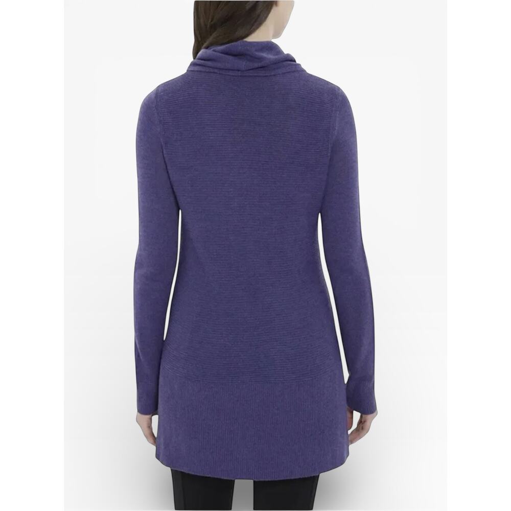Adrienne Vittadini Cowl Neck Tunic Sweater Womens S 1161181 NWT - Picture 3 of 6